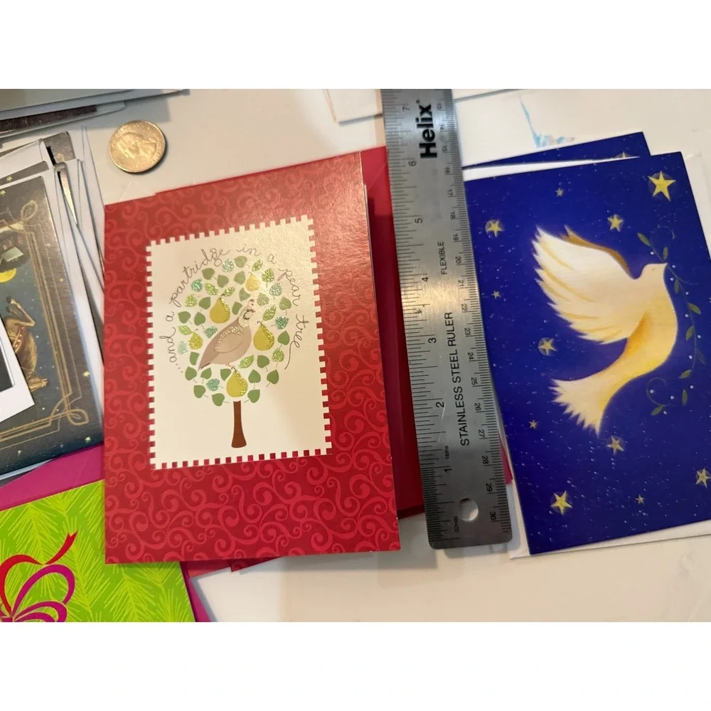 Lot 26 Assorted Christmas Greeting Cards‎ Unused with Envelopes plus extra Xmas